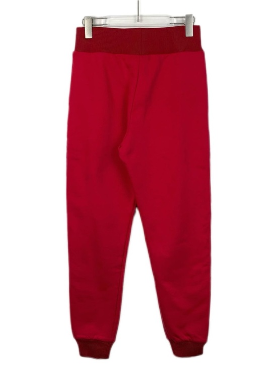 🌹Fendi Red Jogger Pants with Black Logo Tape, Size IT 42 or US 6 - Picture 4 of 12
